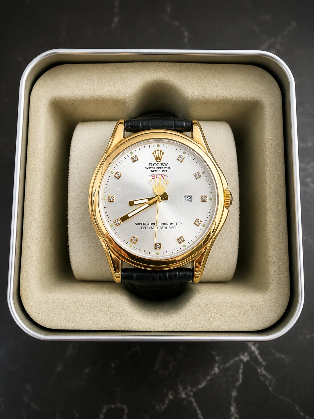 Luxury Gold-Tone Dress Watch – Brand New