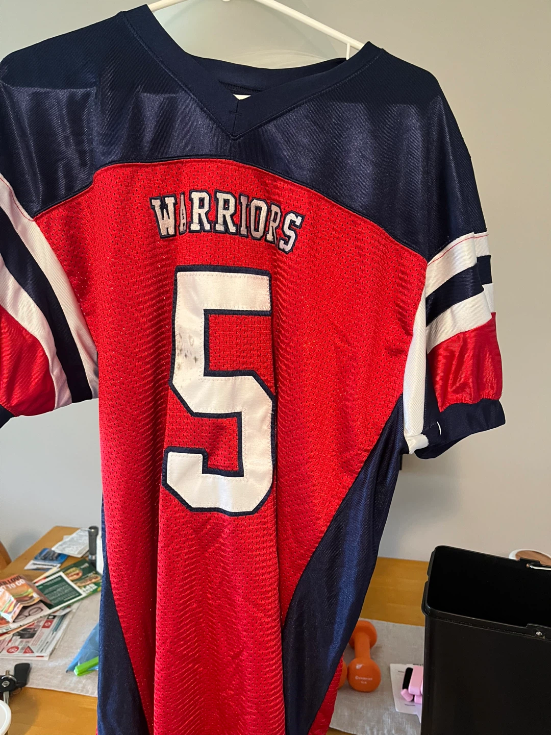 Warriors Football Jersey #5