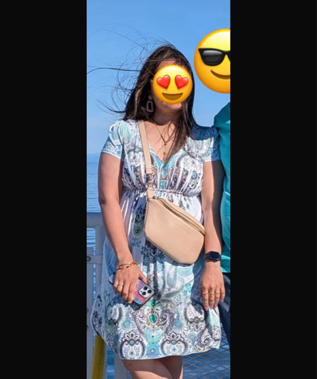 Women's Paisley Print Short Sleeve Maxi Dress