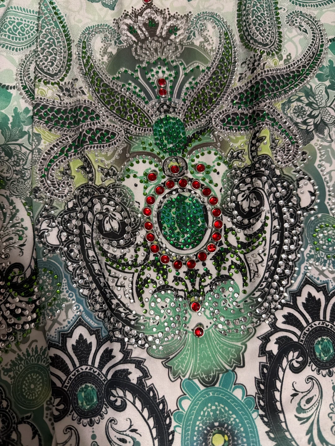 Women's Paisley Print Short Sleeve Maxi Dress - photo 3