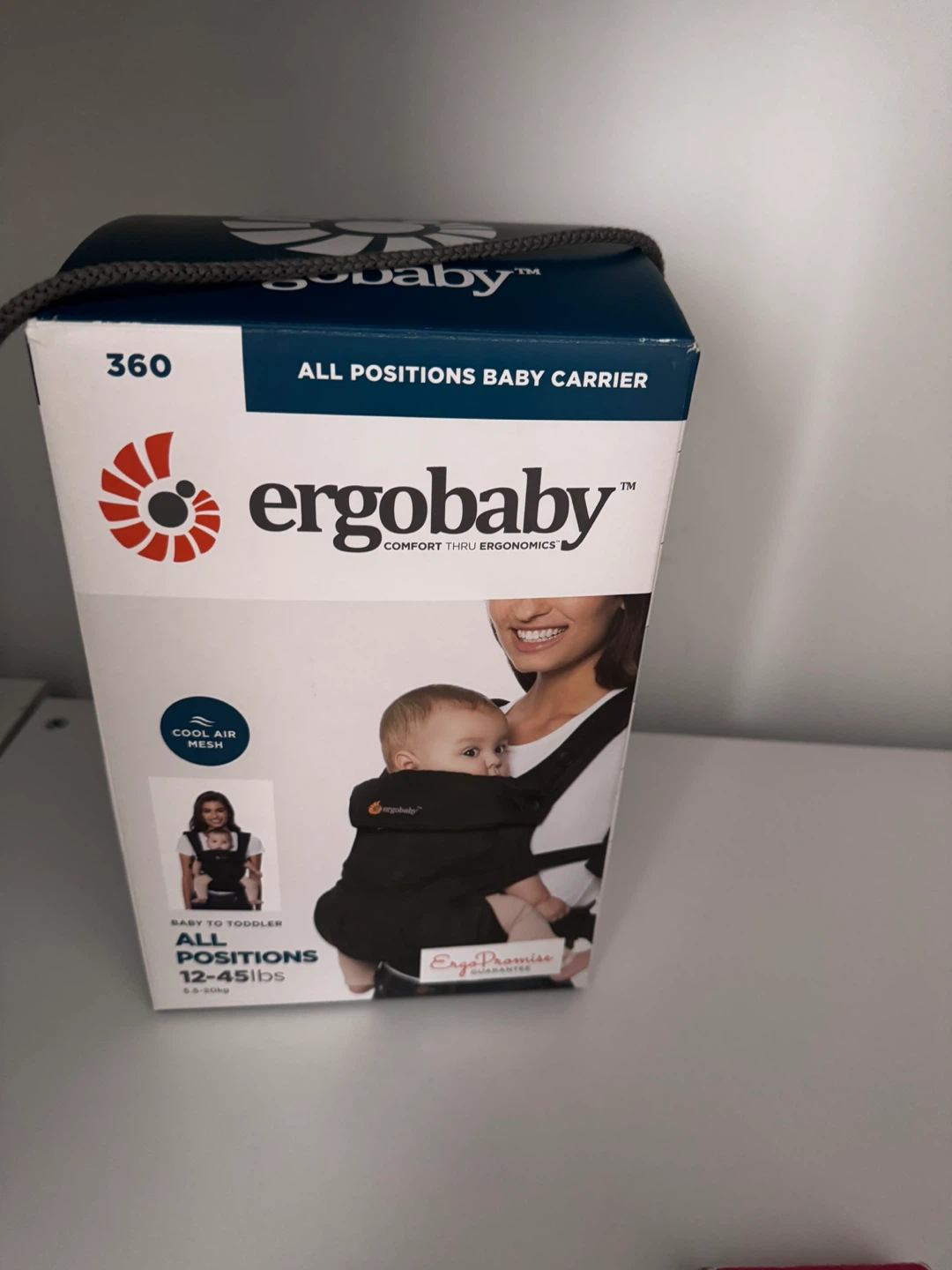 Ergobaby Four Position 360 Cool Air Baby Carrier - Black - photo 2