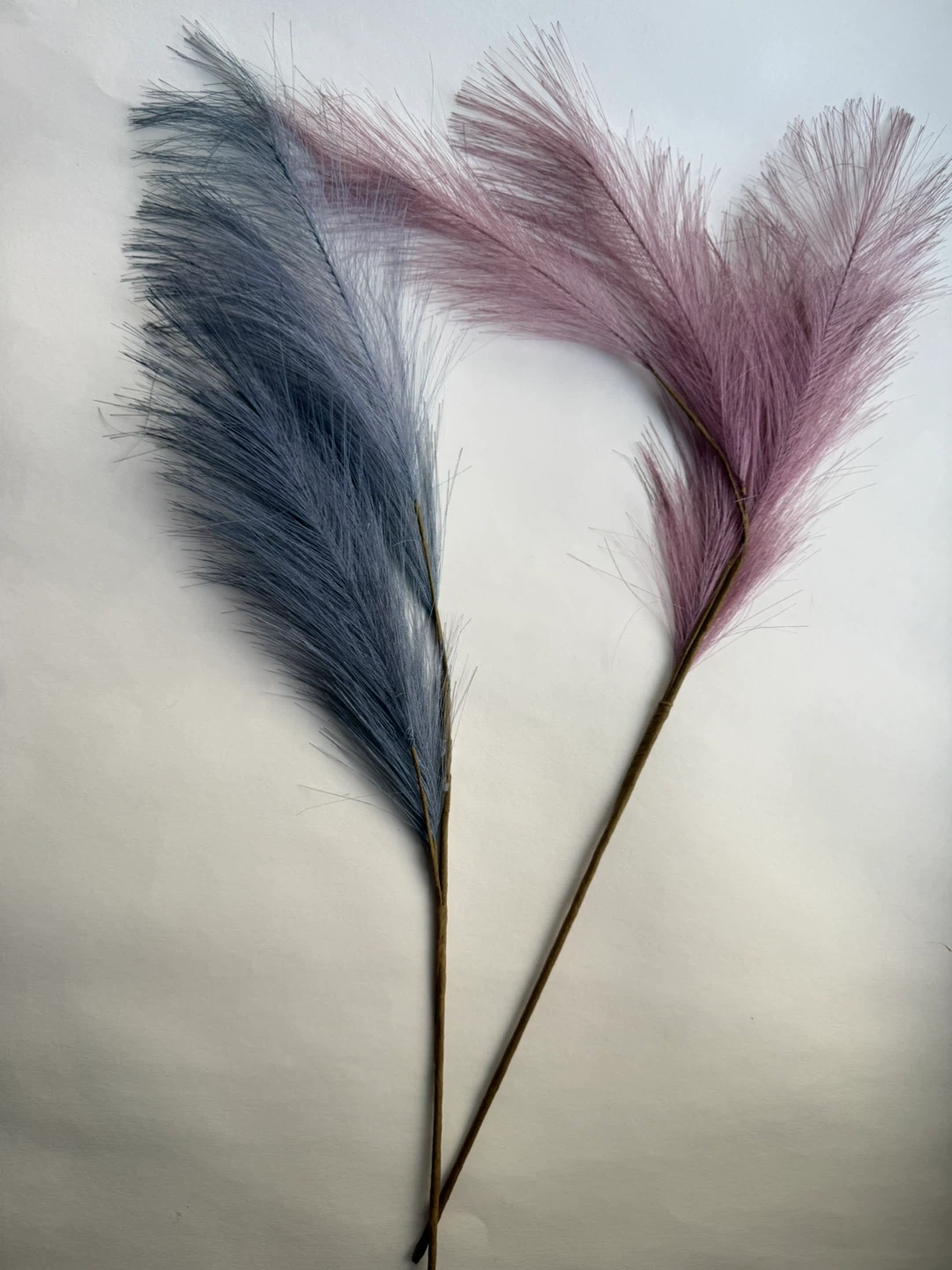 Faux grass stems x2