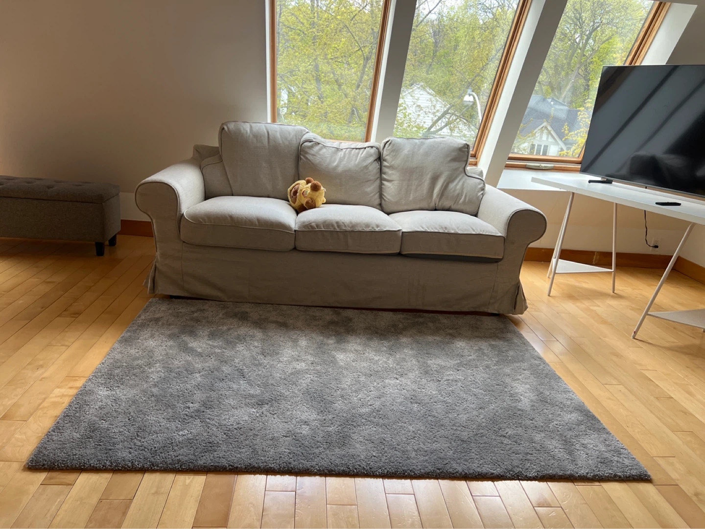 IKEA Grey Shag Rug - photo 3