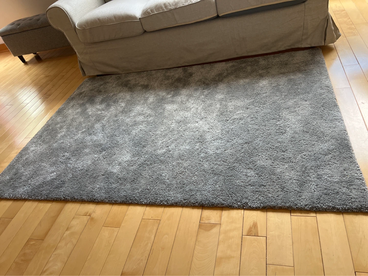 IKEA Grey Shag Rug - photo 2