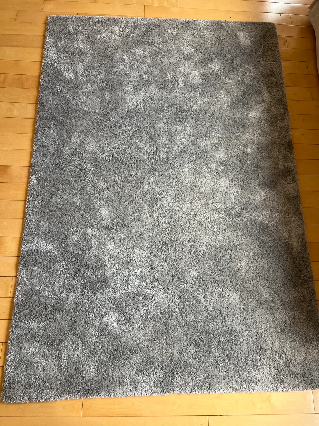 IKEA Grey Shag Rug