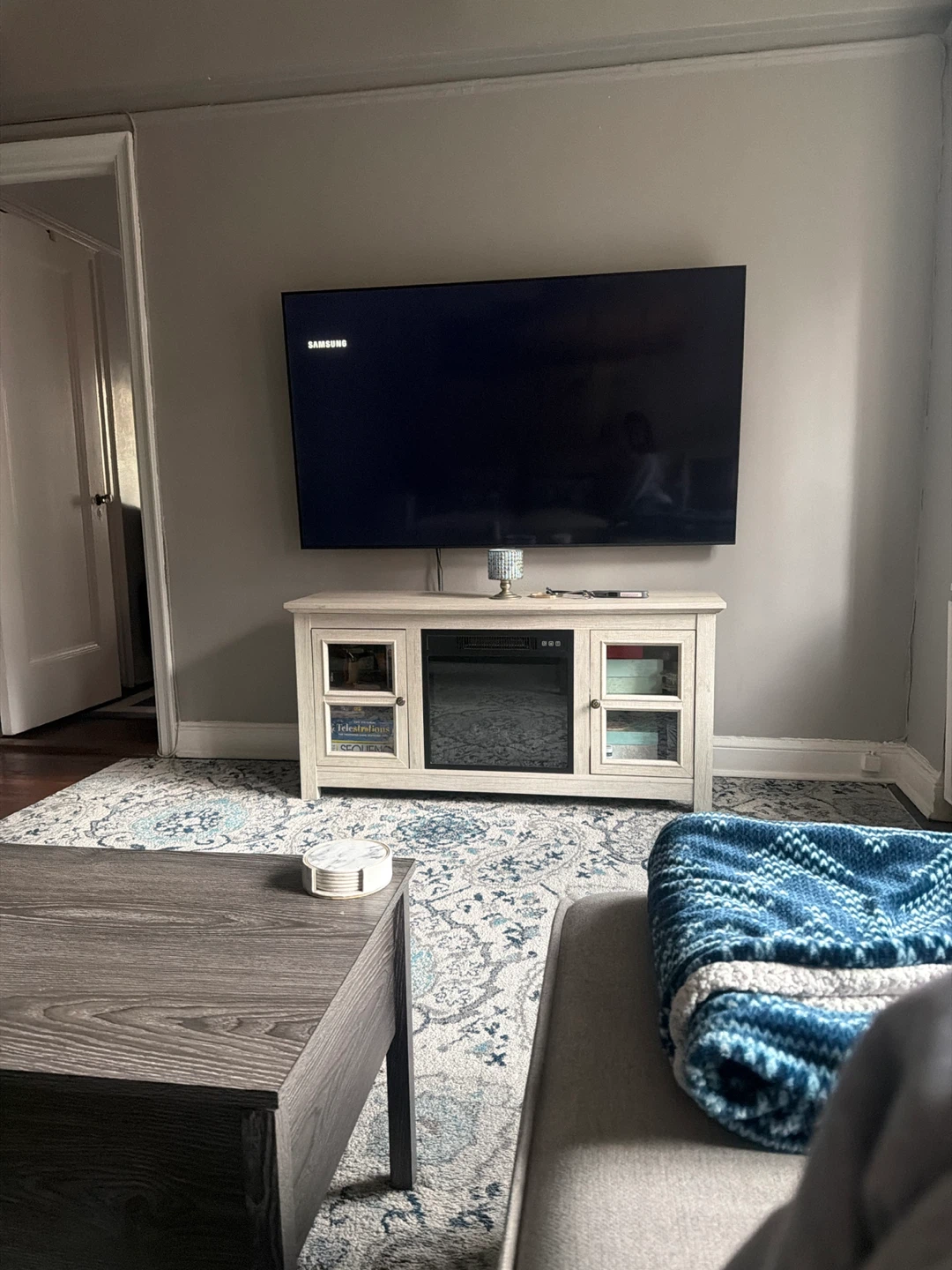 50" TV Stand with Electric Fireplace - photo 4