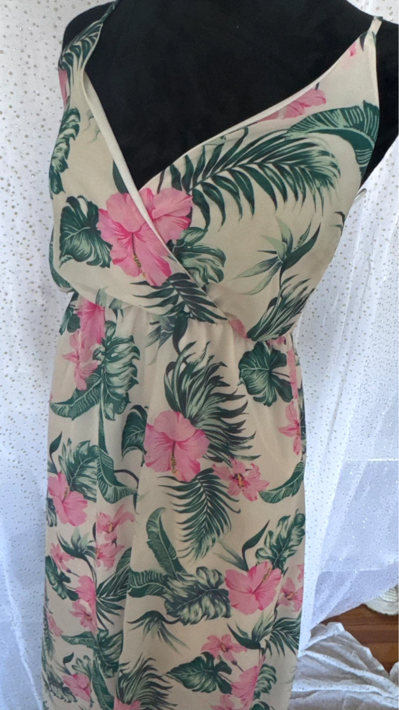 Women's Floral Tropical Maxi Dress - photo 3
