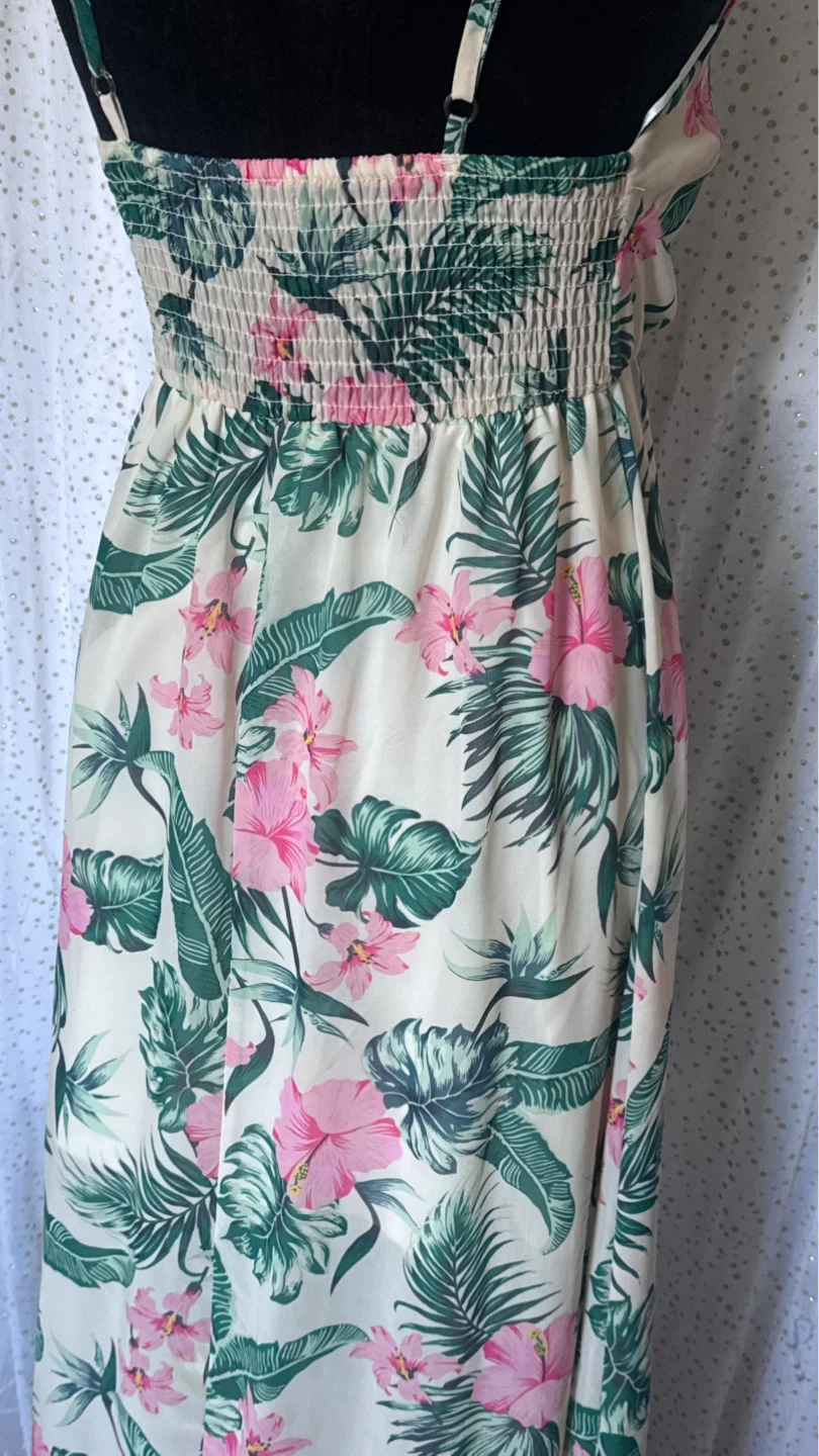 Women's Floral Tropical Maxi Dress - photo 4