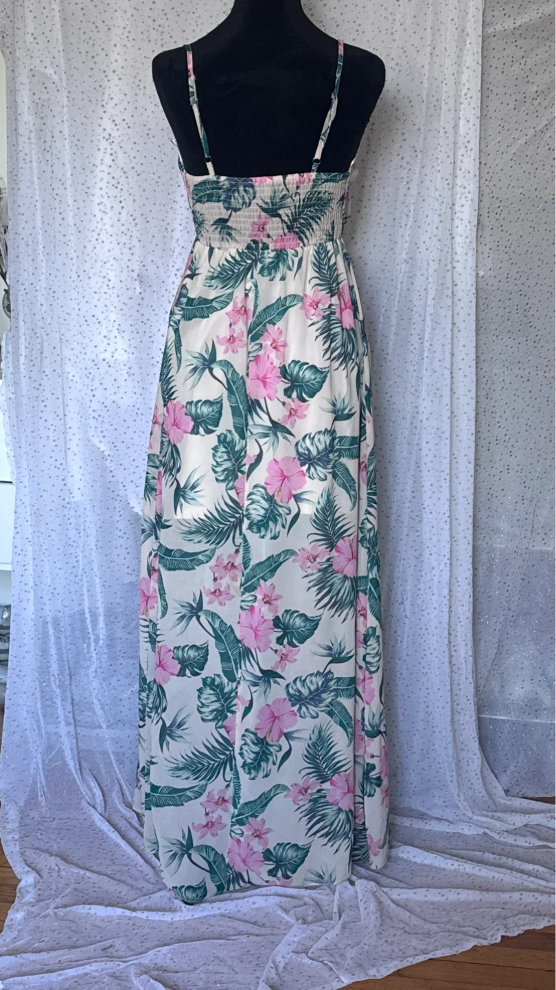 Women's Floral Tropical Maxi Dress - photo 2