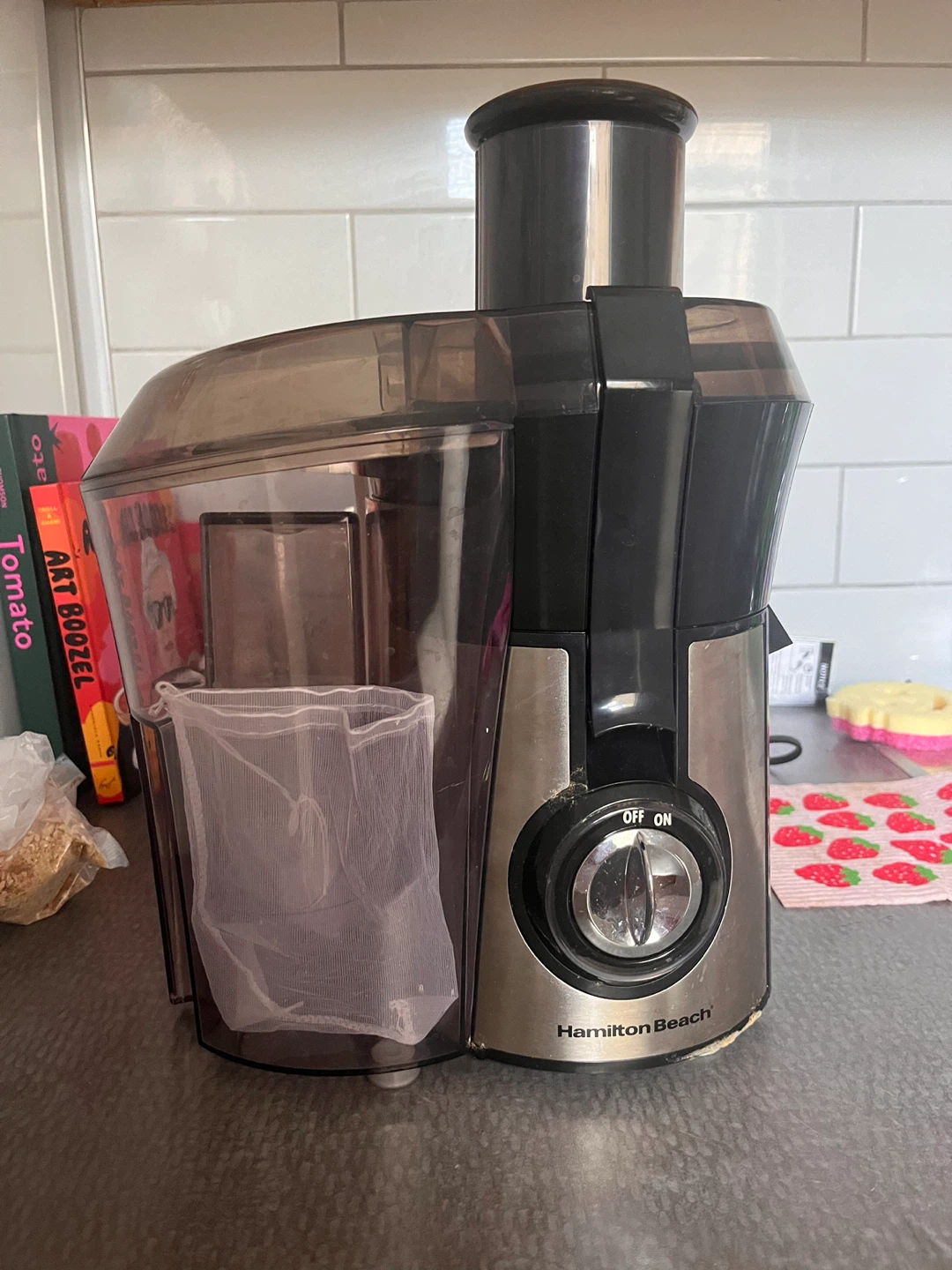 Hamilton Beach Juicer Machine, Big Mouth, 800W, Black