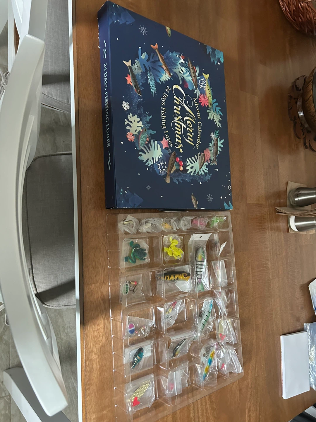24 Days of Fishing Lures Christmas Advent Calendar