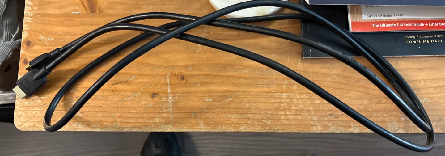 Set of 2 Black HDMI Cables - photo 2