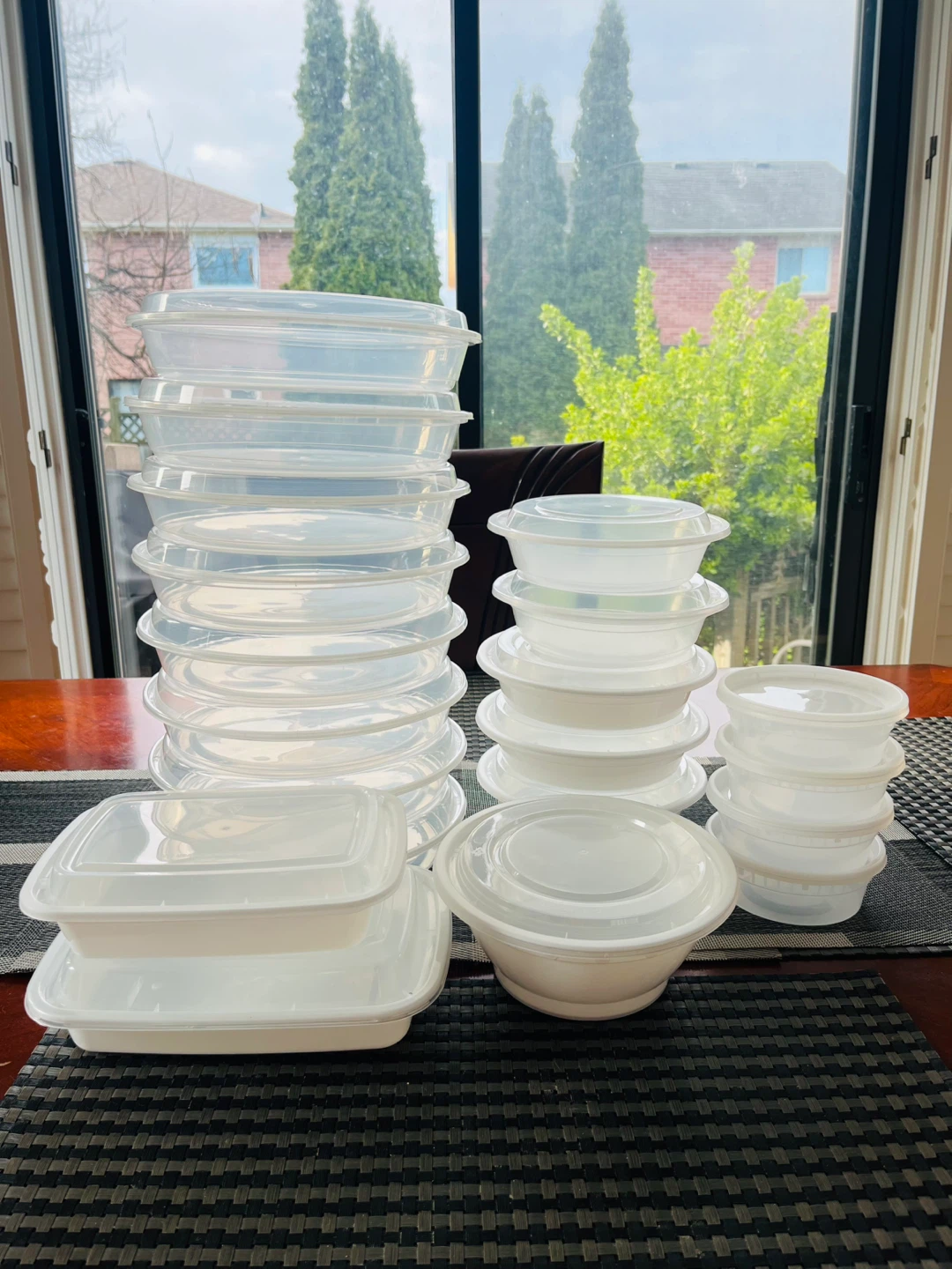 20 set of reusable Plastic Containers / Storage