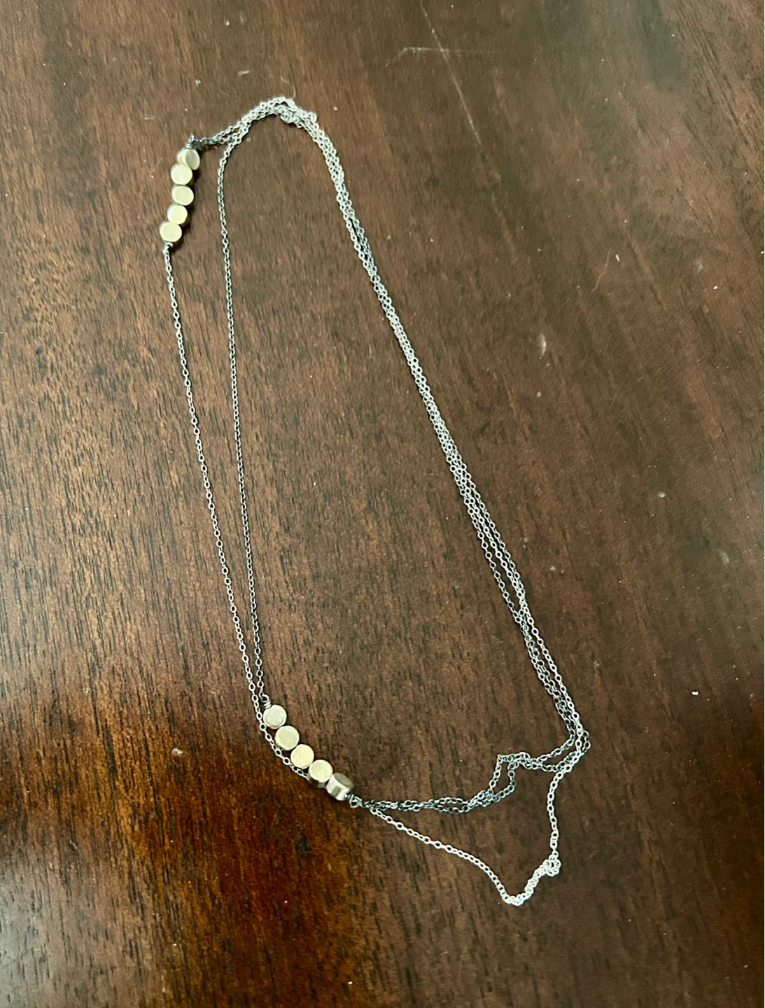 Layered silver Necklace - photo 2