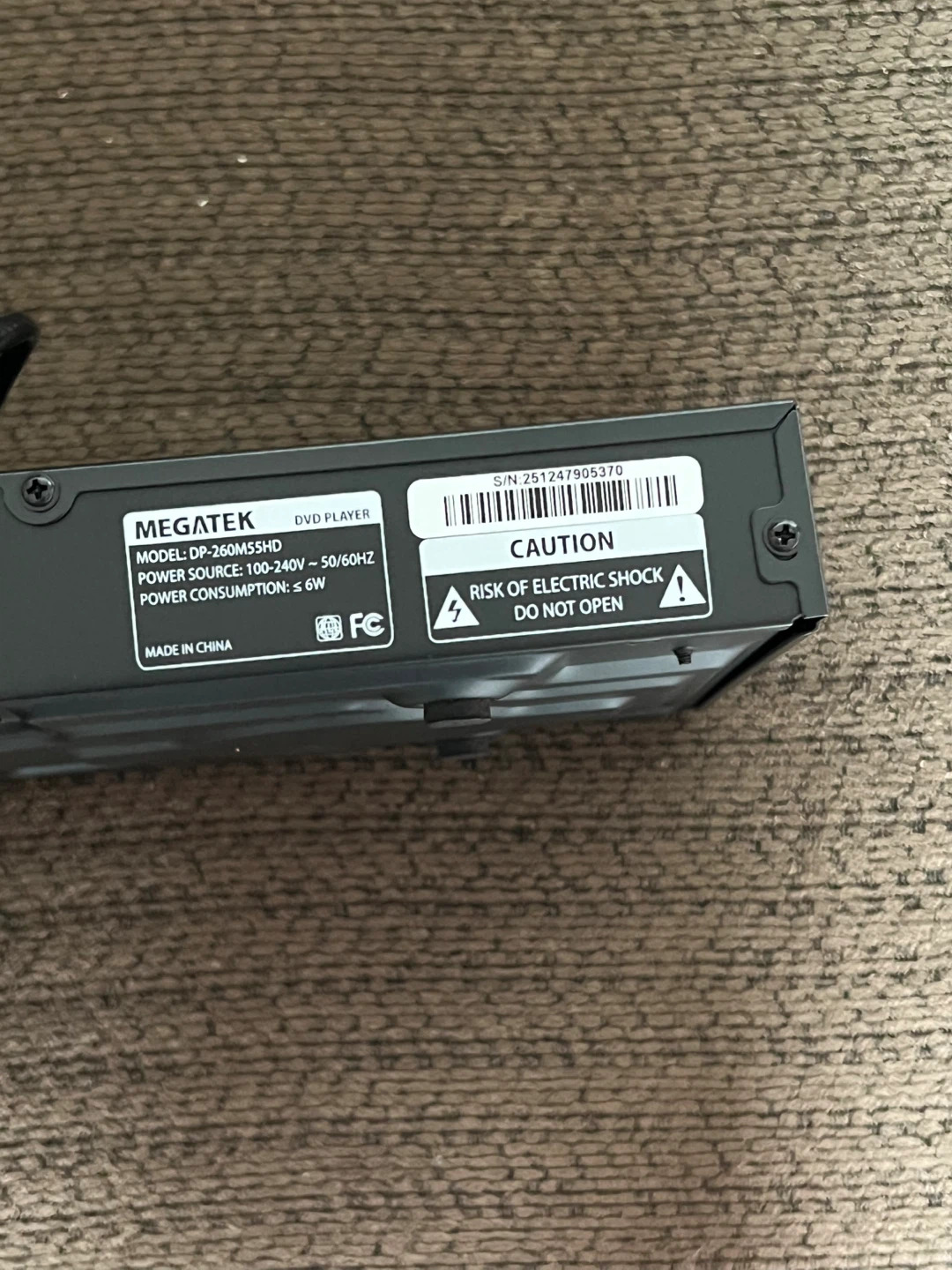 Megatek DP-260M5HD DVD Player - photo 4