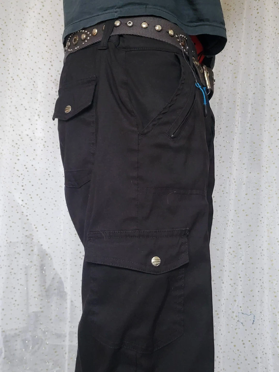 Black Cargo Pants - photo 4