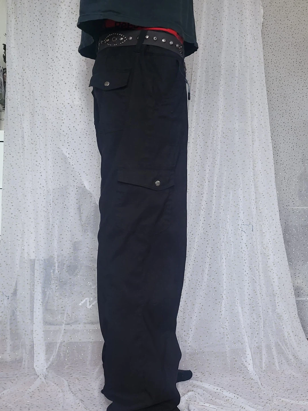 Black Cargo Pants - photo 5