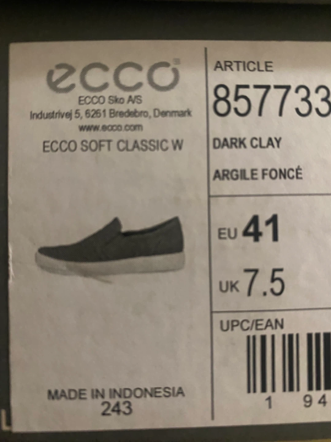Brand new unisex Ecco sneakers size 41 and 42 - photo 4