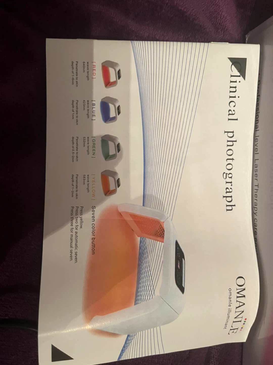 OMANLE omanle illuminant LED Therapy Mask - photo 3