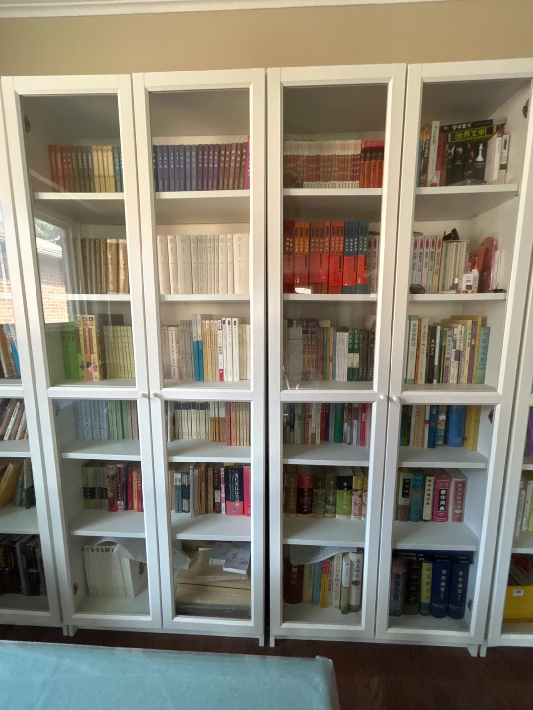 4 IKEA BILLY Bookcase with Glass Doors - photo 2