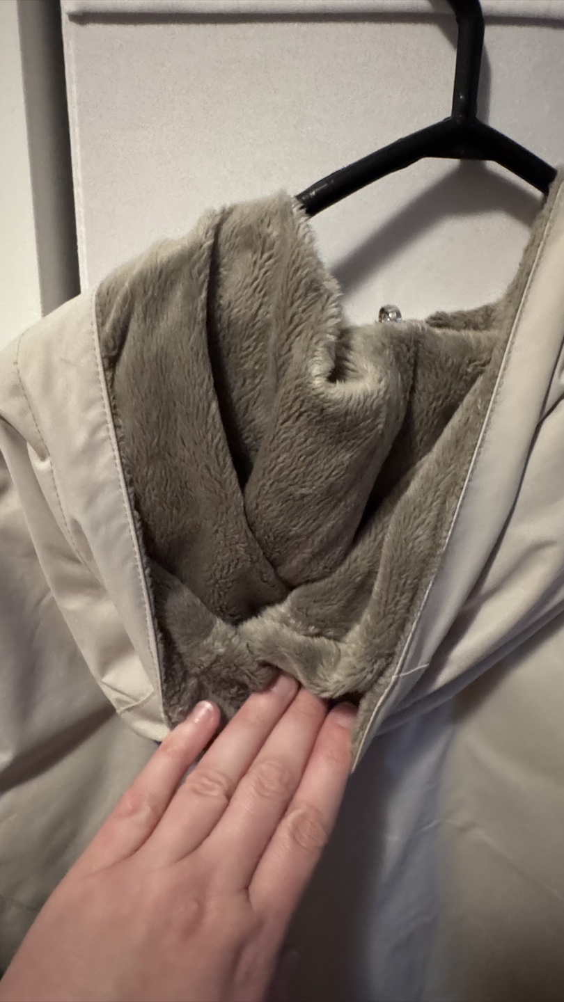 Lightweight Tan Parka Jacket with Plush Fleece Lining - photo 5