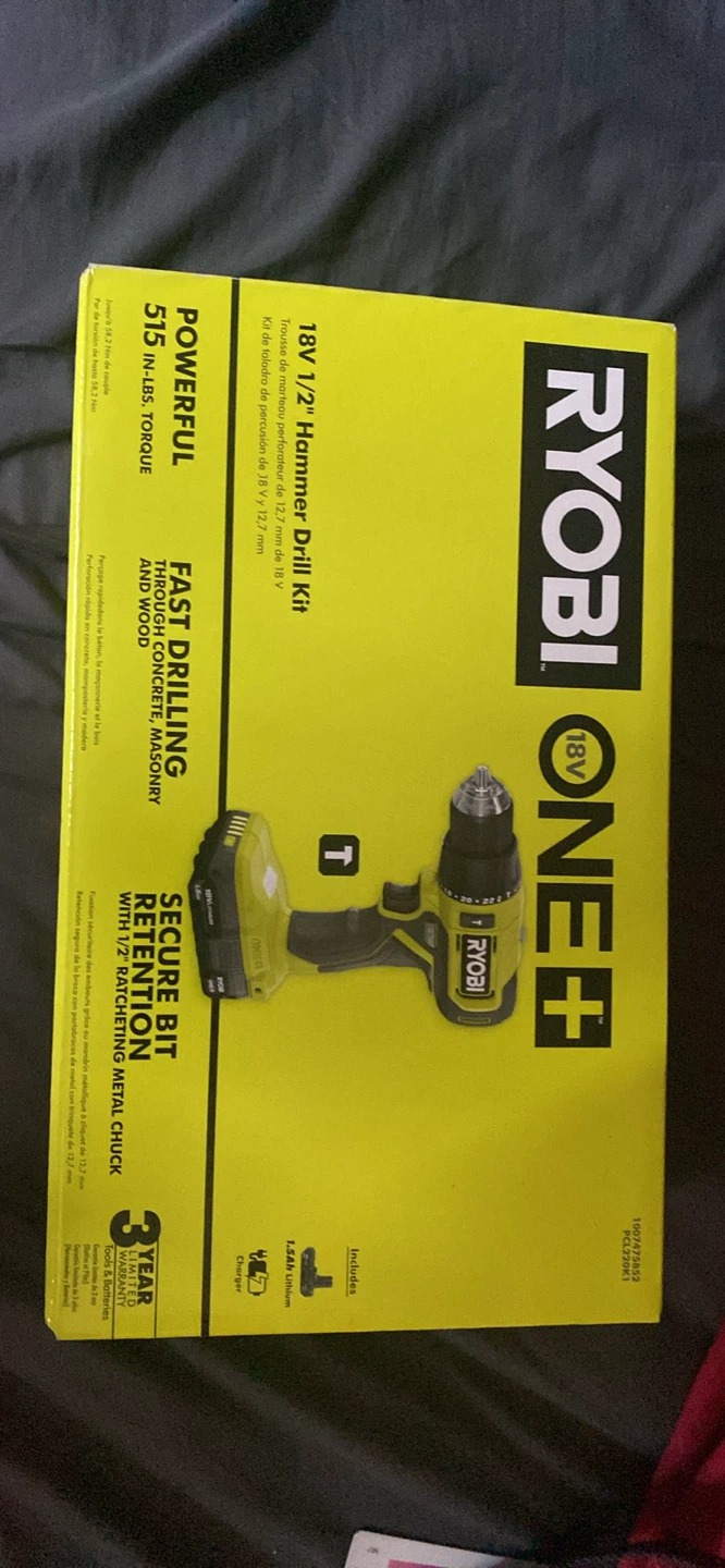 Ryobi Cordless Hammer Drill with Batterie and Charger - photo 2