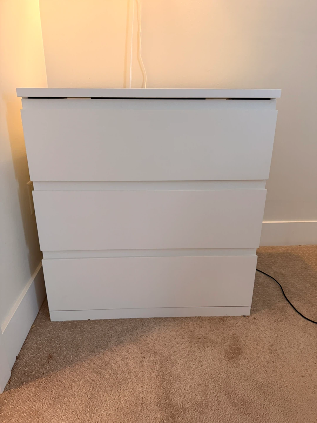 IKEA STORKLINTA 3-drawer chest white x 2 - photo 3