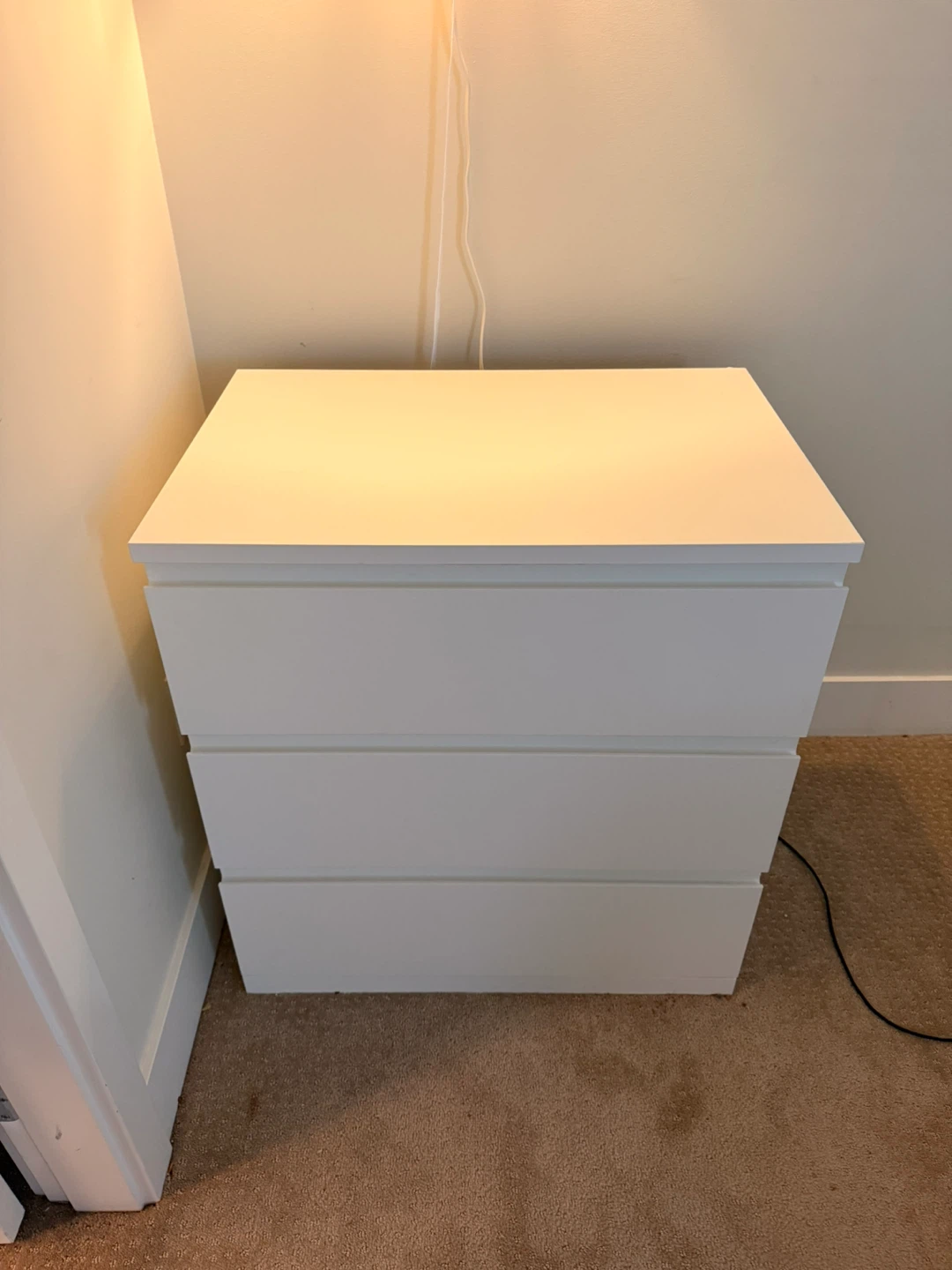 IKEA STORKLINTA 3-drawer chest white x 2