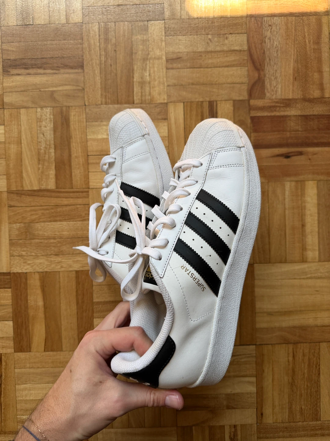 Adidas Superstar White Black Sneakers - photo 3