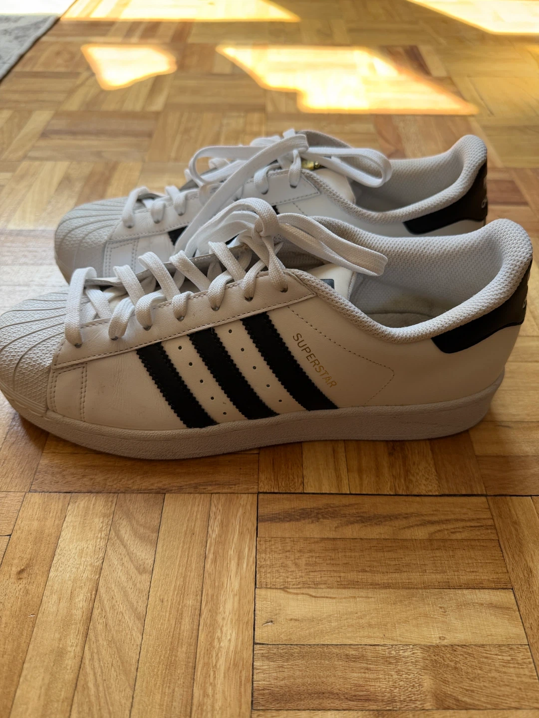Adidas Superstar White Black Sneakers