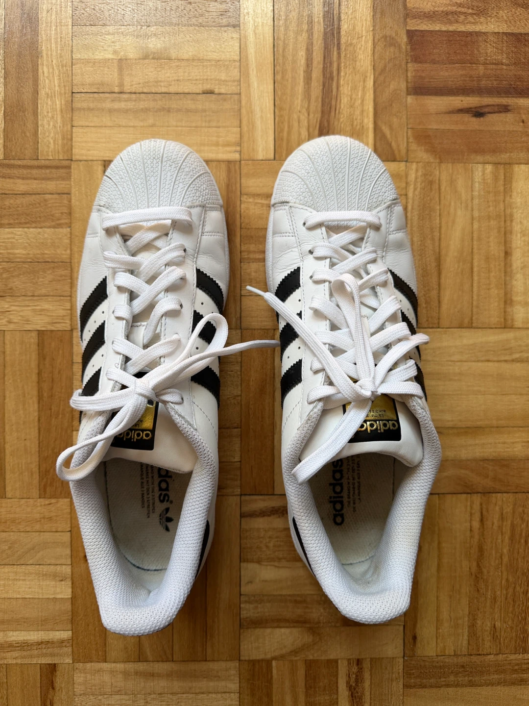 Adidas Superstar White Black Sneakers - photo 2
