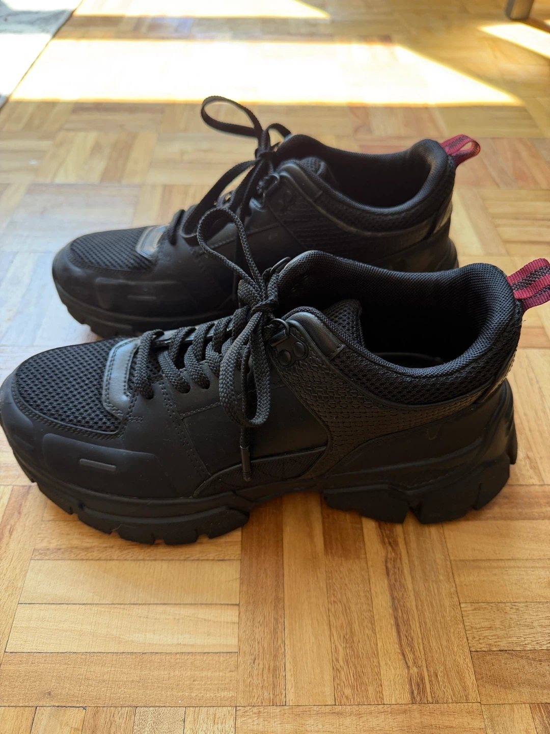 ZARA Men's Black Chunky Sole Sneakers Size 43