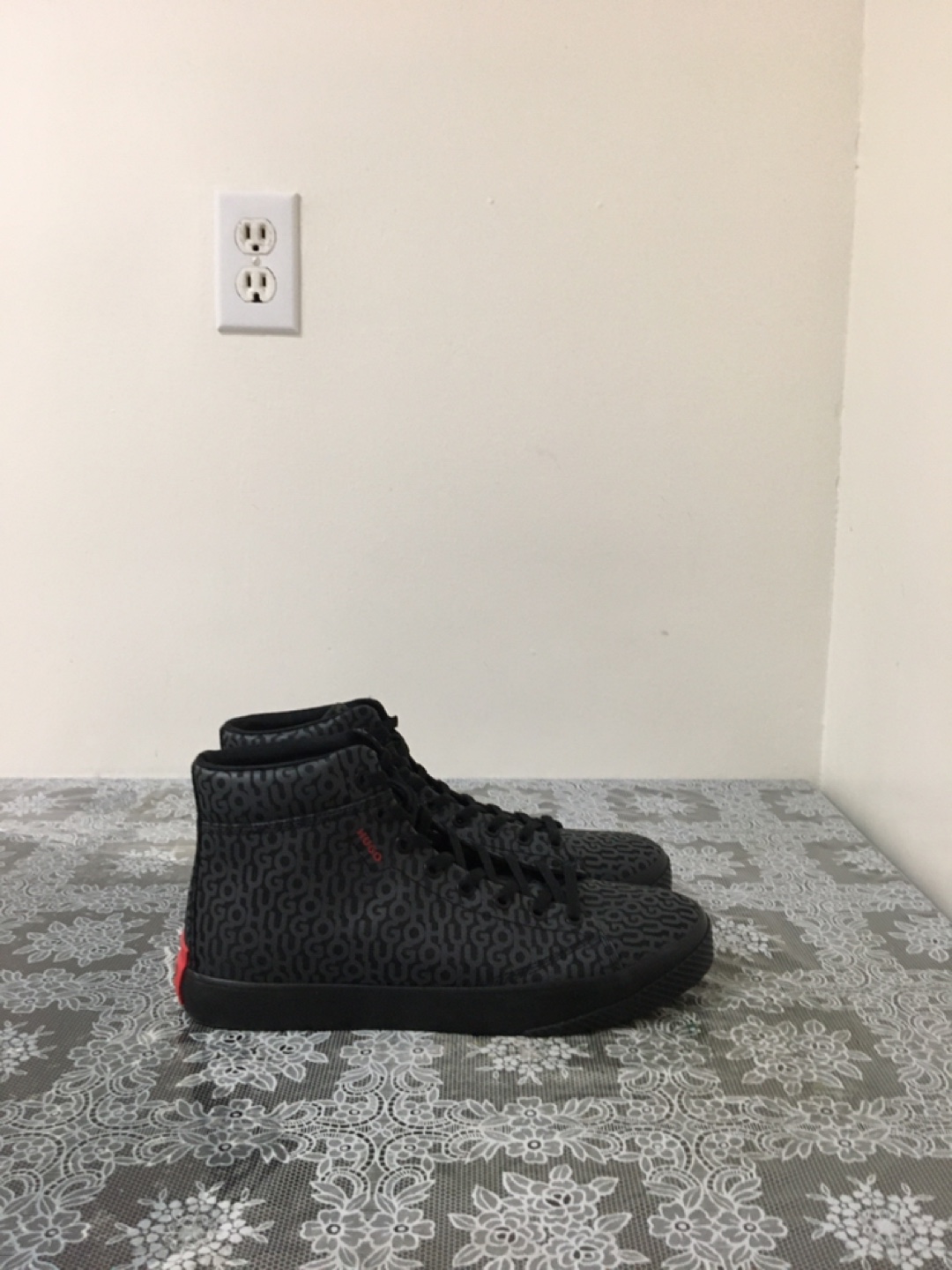 HUGO Black High-Top Sneakers - photo 2
