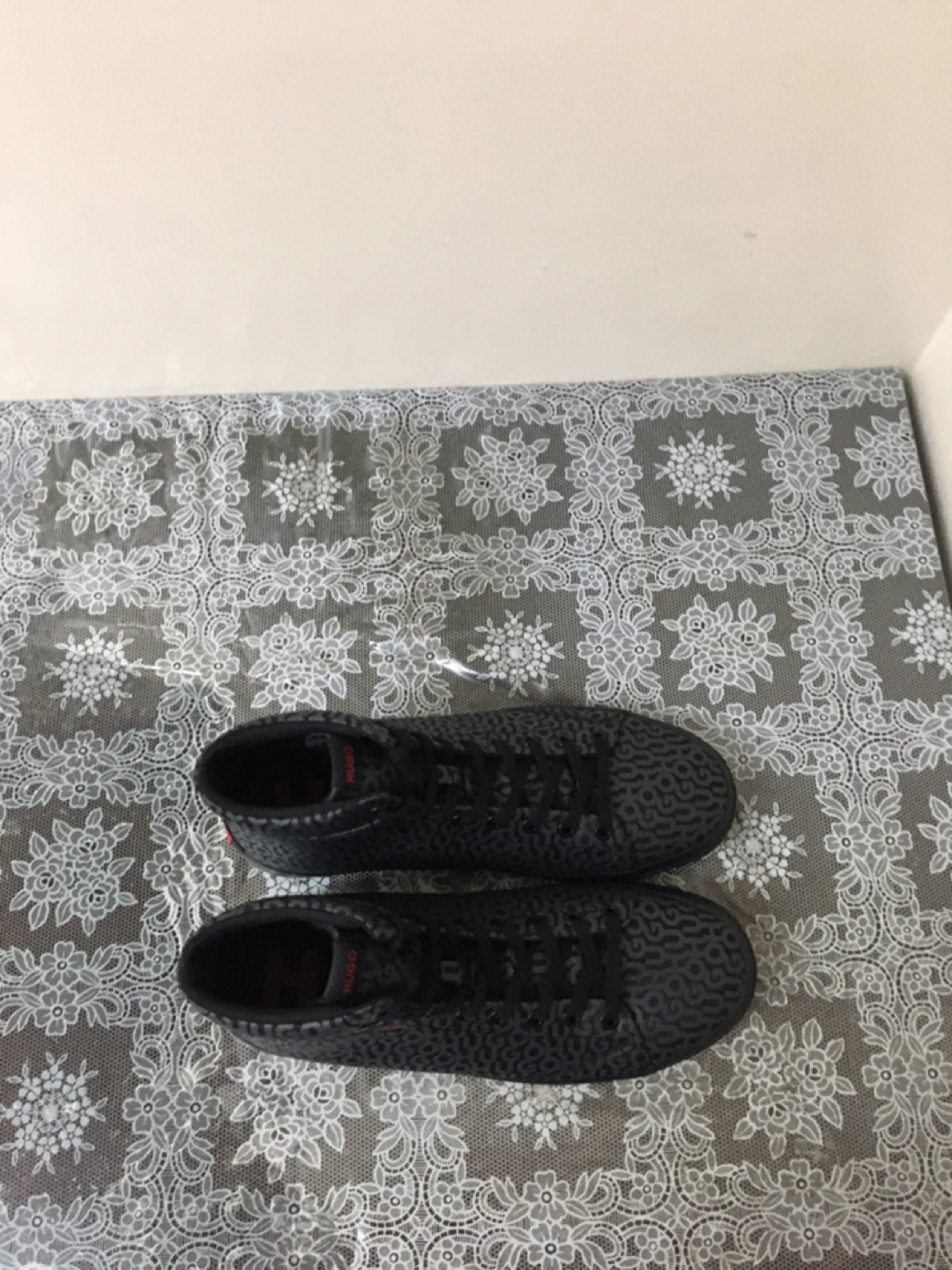 HUGO Black High-Top Sneakers - photo 4