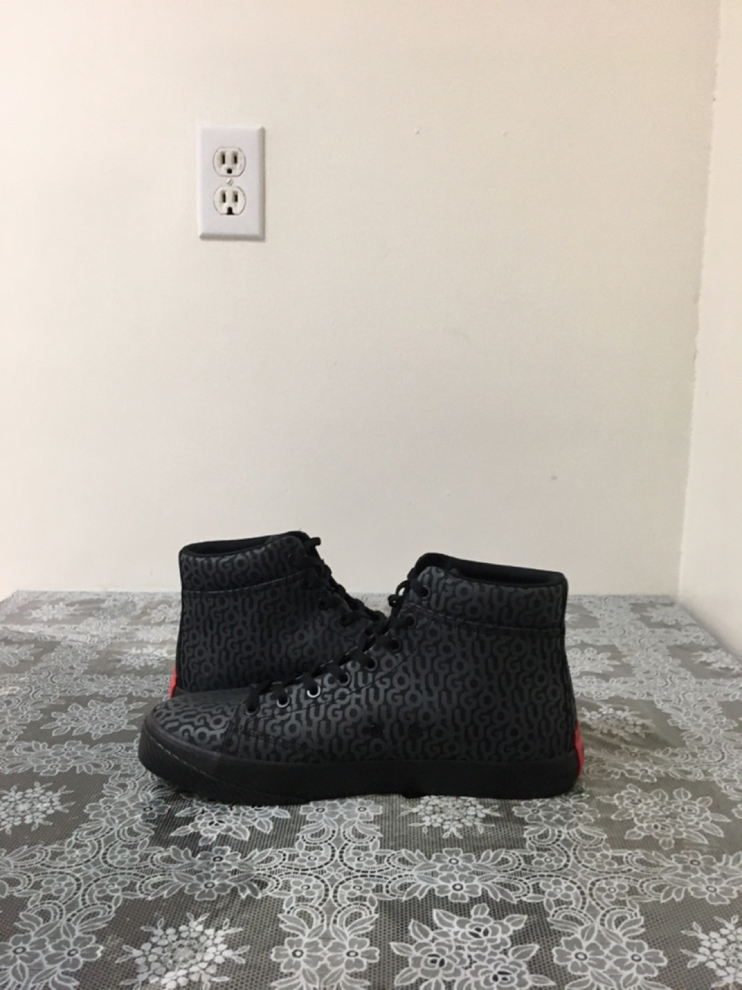 HUGO Black High-Top Sneakers - photo 5