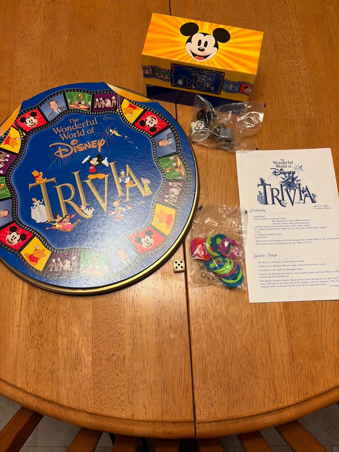 The Wonderful World of Disney Trivia Game by Mattel - photo 2