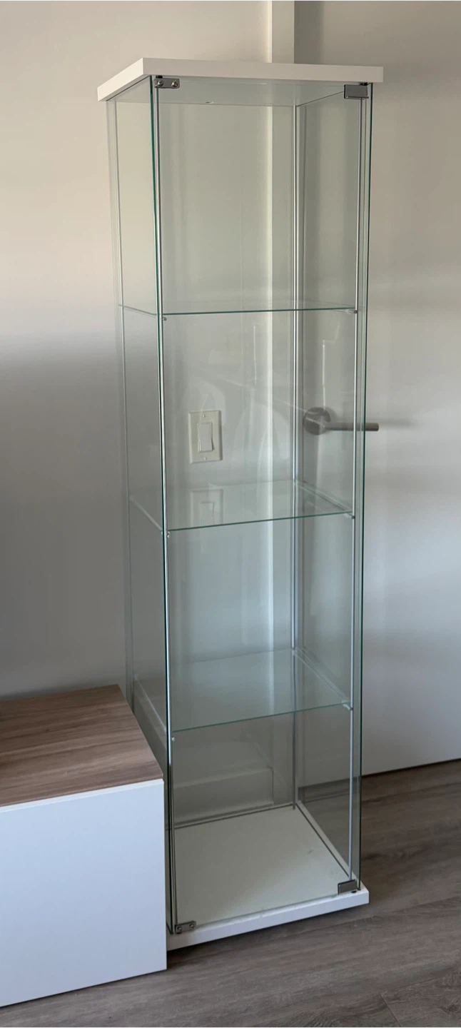 IKEA DETOLF Glass Display Cabinet