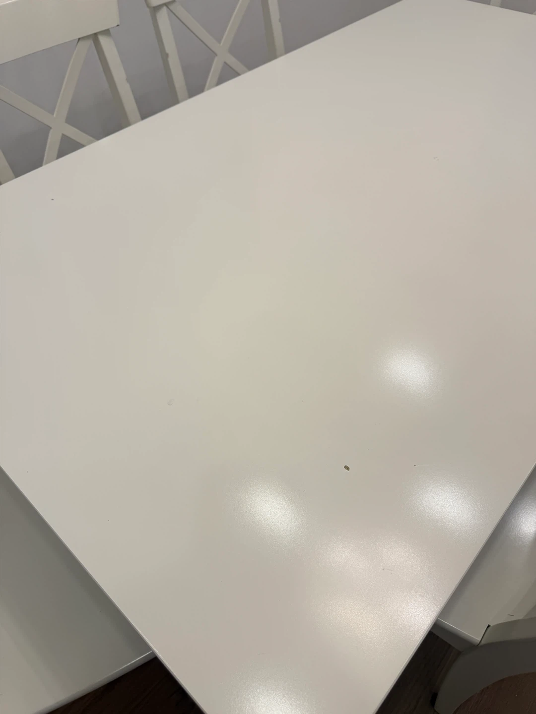 White Dining Table with 6 Chairs orBEST OFFER - photo 4