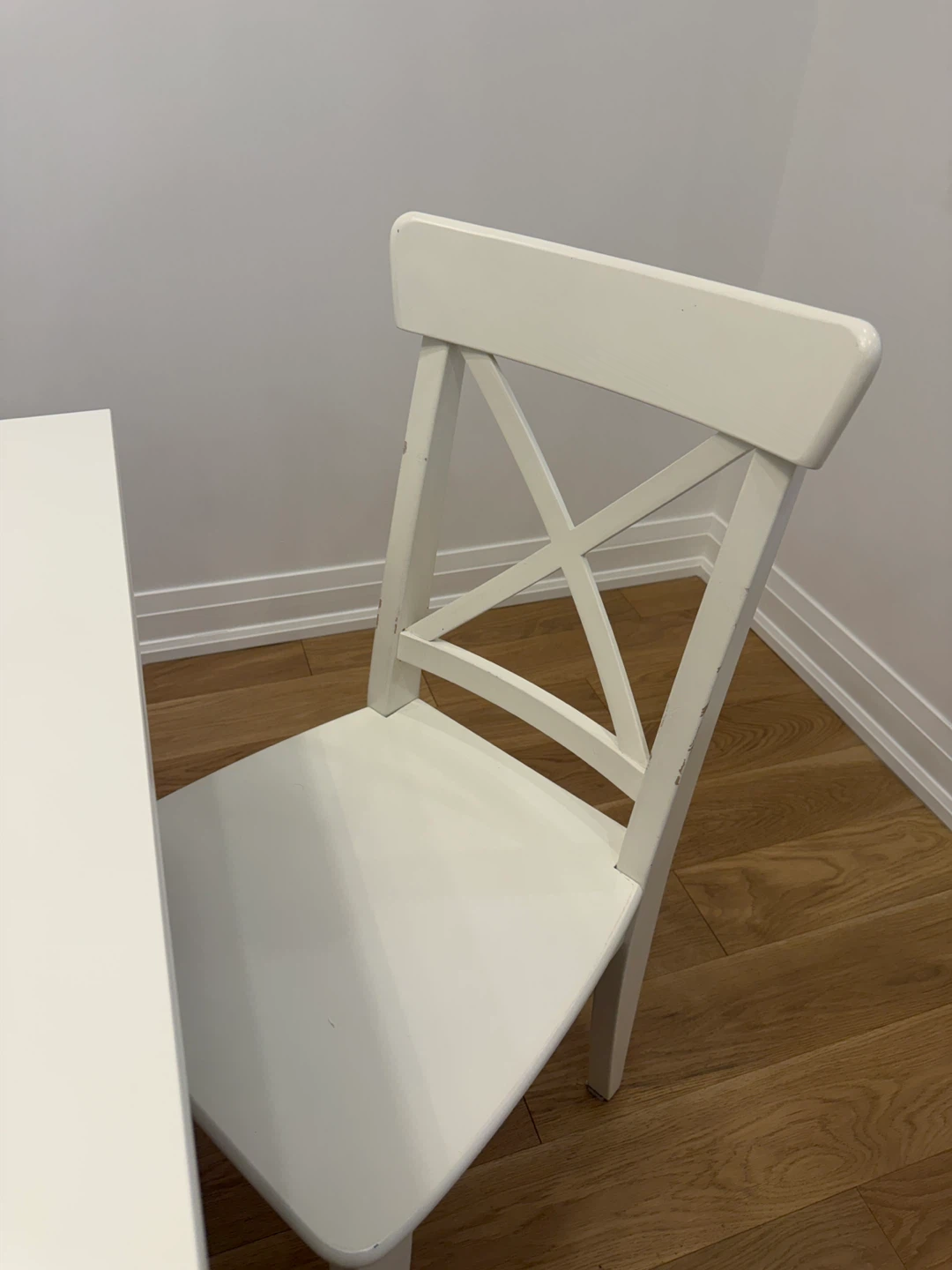 White Dining Table with 6 Chairs orBEST OFFER - photo 5