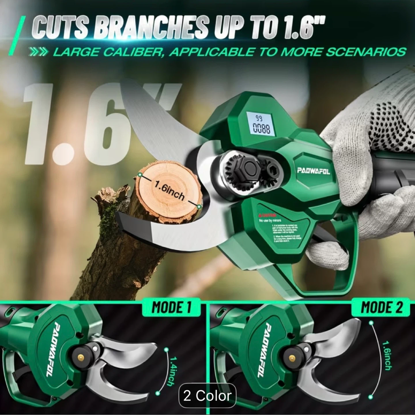 Cordless Electric Pruning Shears - photo 5