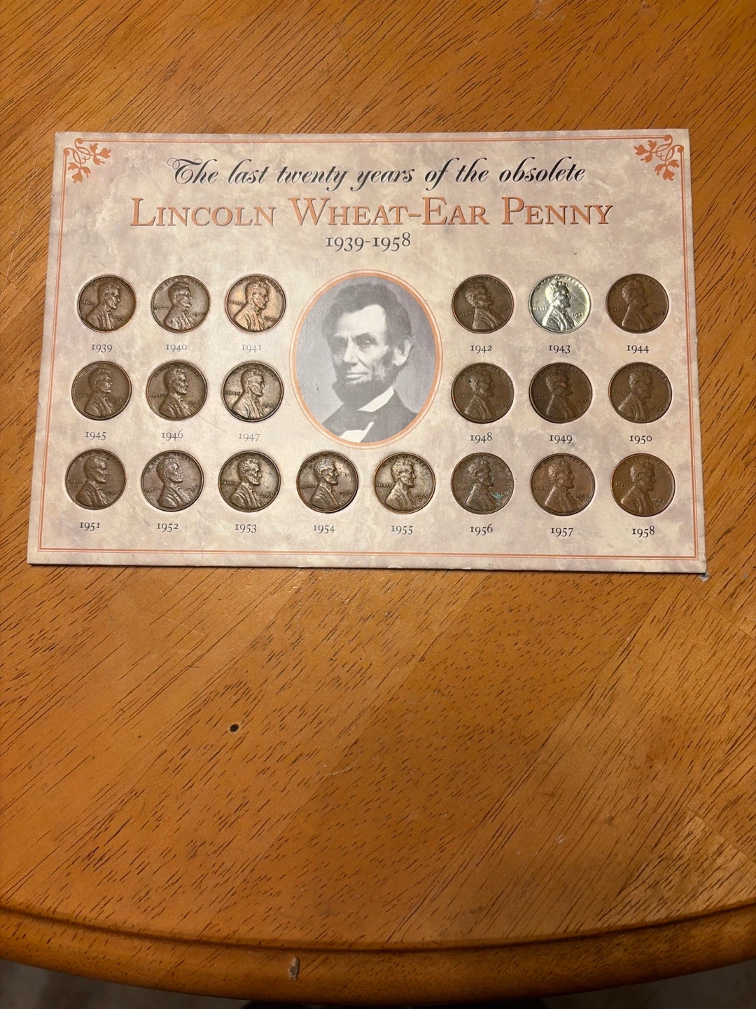 Lincoln Wheat-Ear Penny Collection 1939-1958
