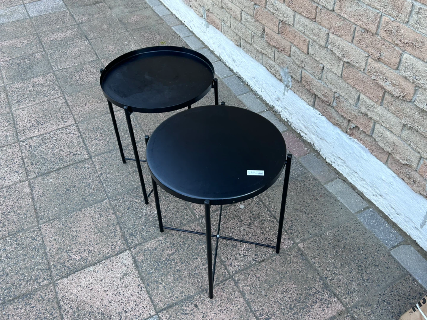 IKEA GLADOM Tray Table Black 45x53 cm - photo 3