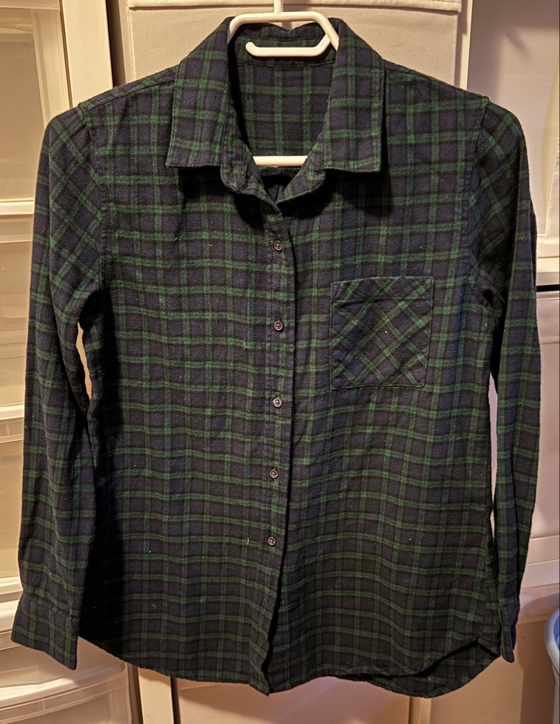 Banana Republic Plaid Flannel Shirt - XS