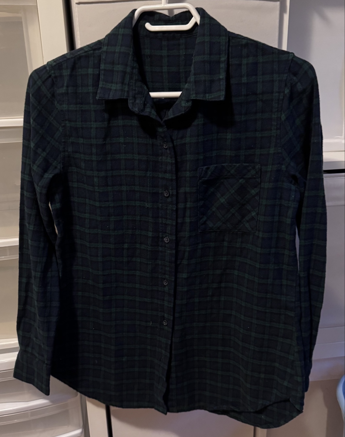 Banana Republic Plaid Flannel Shirt - XS - photo 2