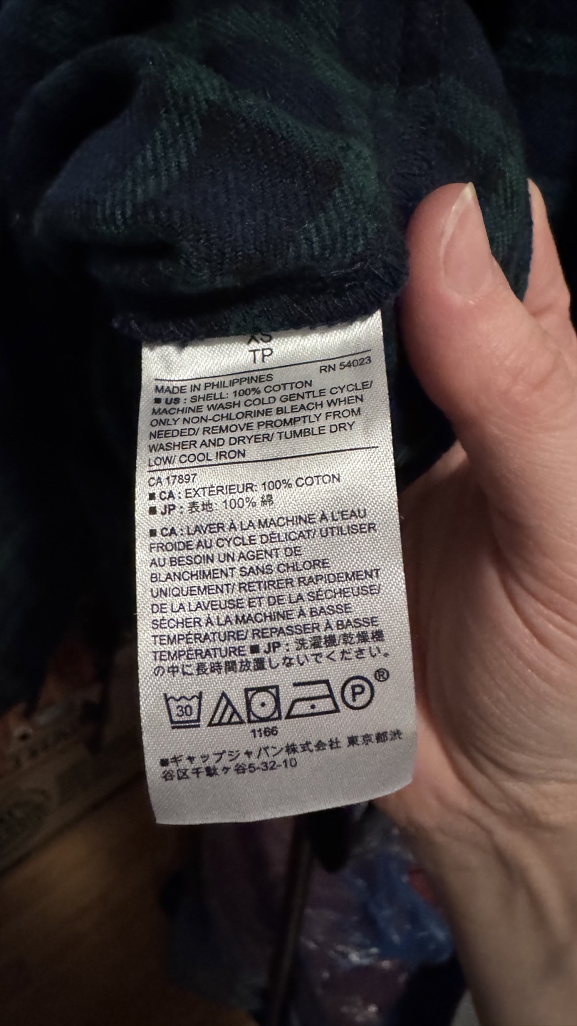Banana Republic Plaid Flannel Shirt - XS - photo 4