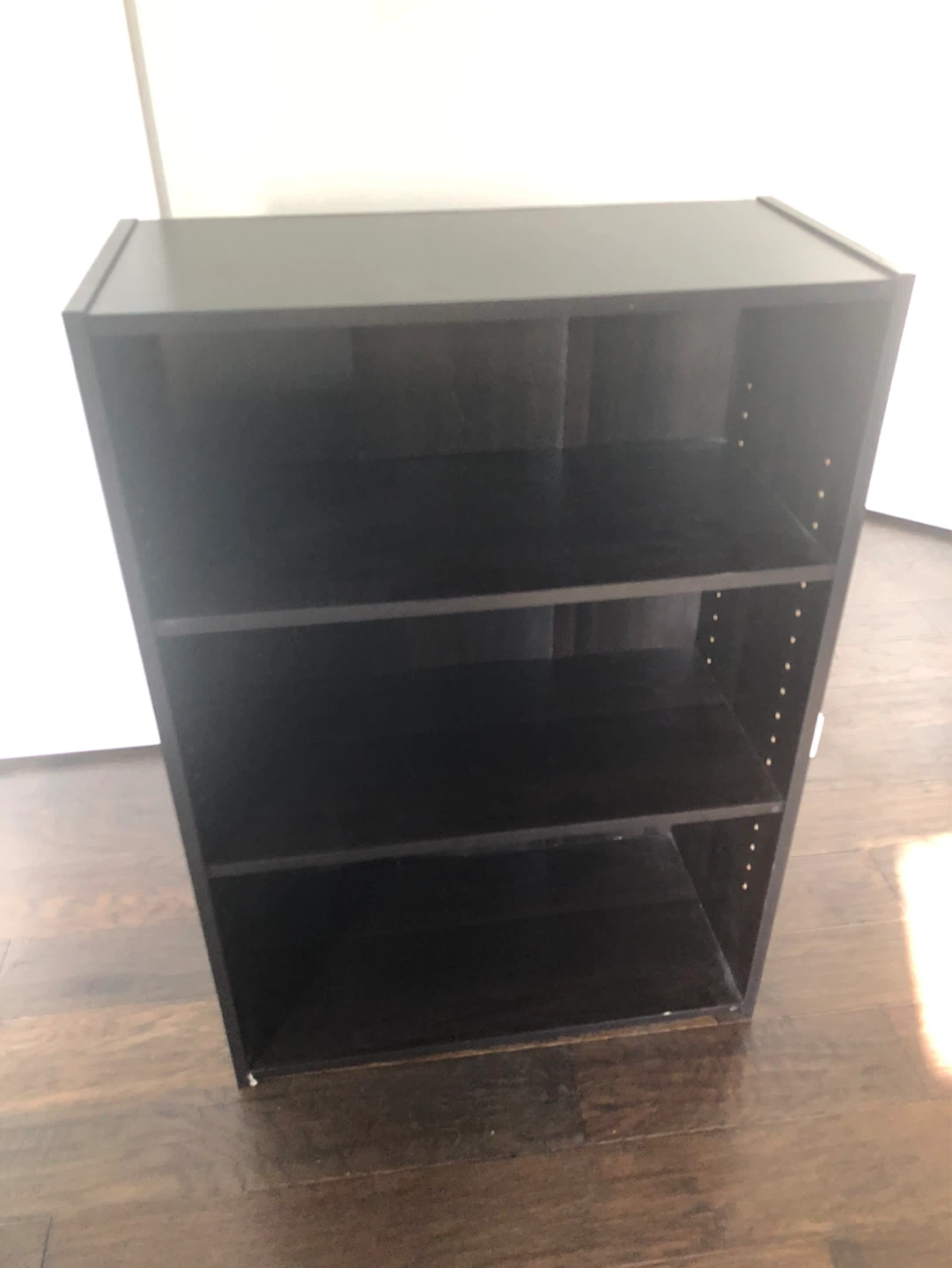 Black 3-Shelf Bookcase