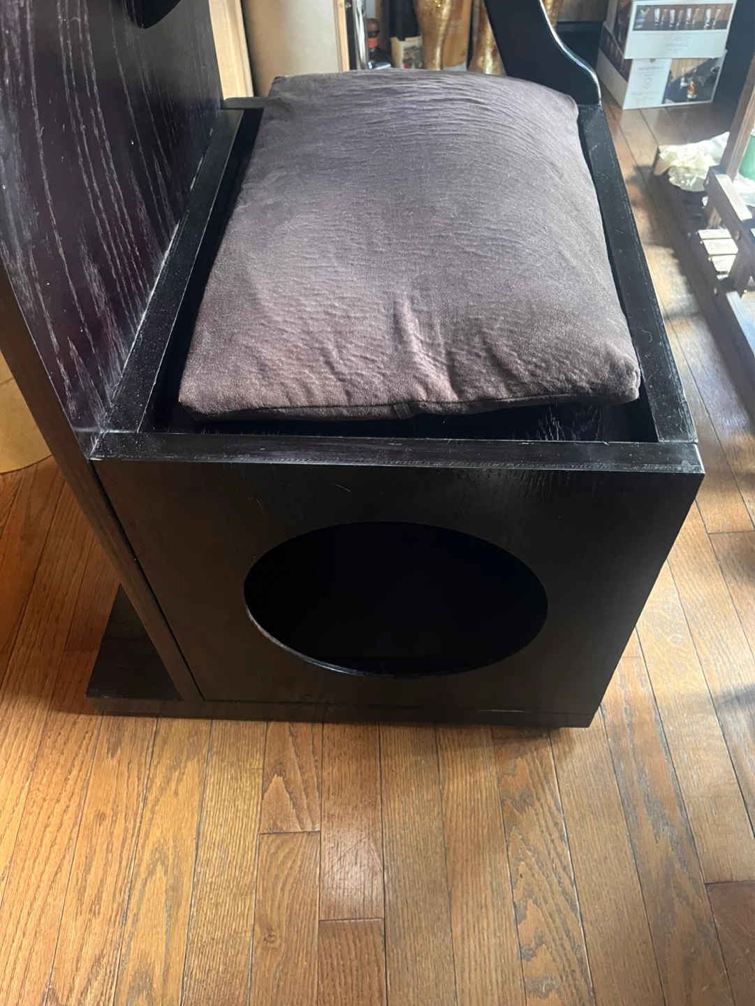 The Refined Feline Lotus Tower Cat Tree, Espresso, 69" H - photo 3