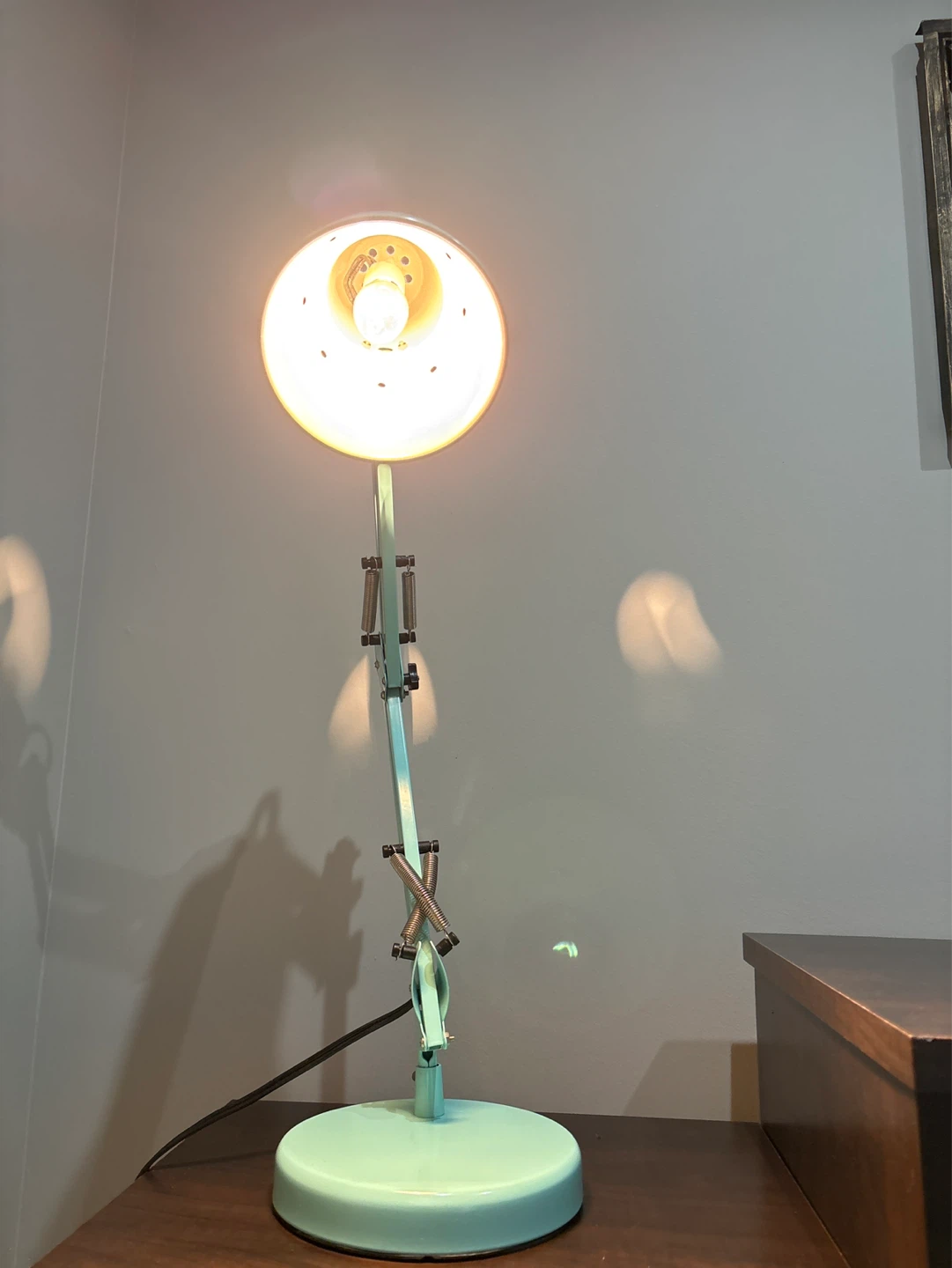 Teal Adjustable Desk Lamp - photo 2