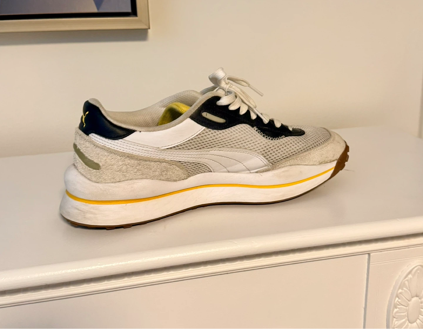 Puma Men's 180 Casual Shoes White/Yellow - photo 3