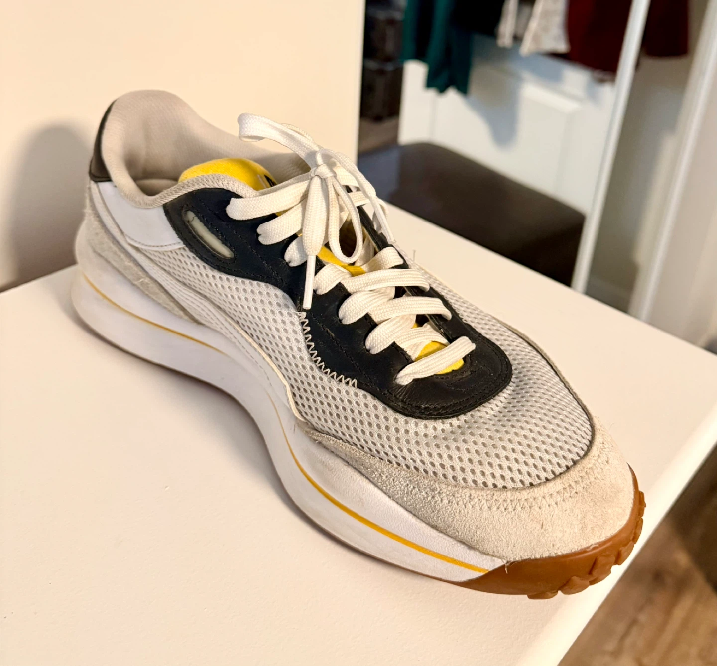 Puma Men's 180 Casual Shoes White/Yellow